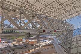 skyline scaffold, scaffolding, scaffold, access, work at height