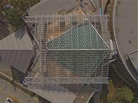 skyline scaffold, scaffolding, scaffold, access, work at height